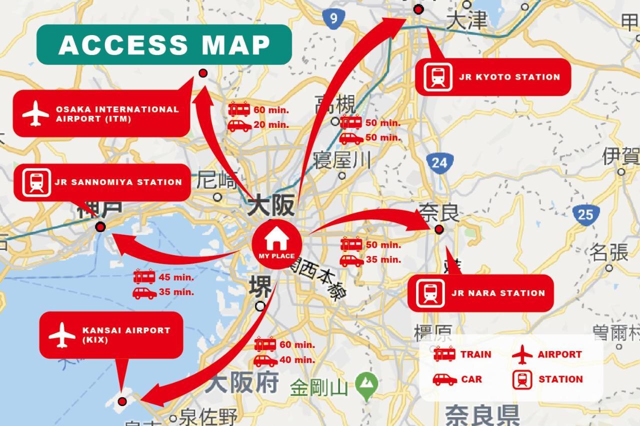Airspace Nipponbashi Osaka Buitenkant foto